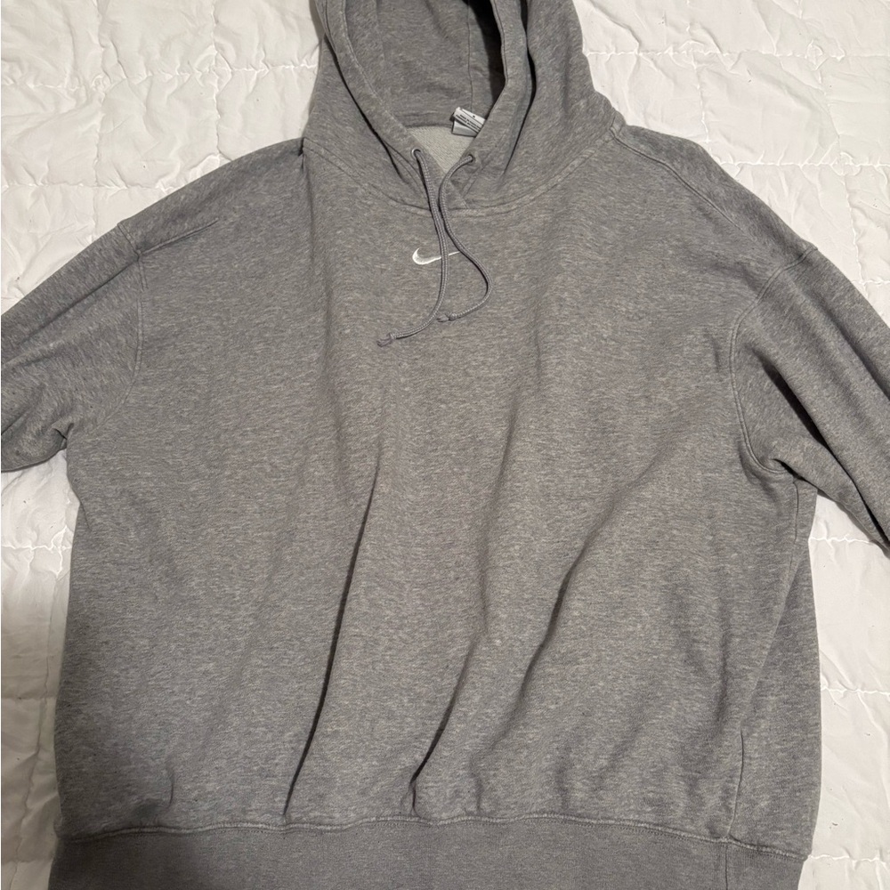 Nike Men's Gray Hoodie